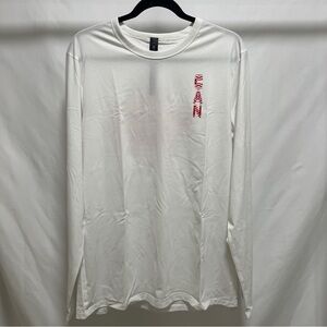 Lululemon Team Canada Men's Fundamental Long Sleeve Shirt White Size Large